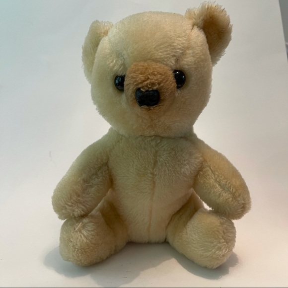 Vintage 1977 R. Dakin Small Stuffed Bear Wind Up Musical Lullaby Plush 8" Works - Picture 2 of 8